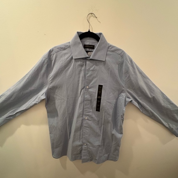Blue Men's Banana Republic Long Sleeve Button Down Dress Shirt (L)- New w Tags - Picture 4 of 6